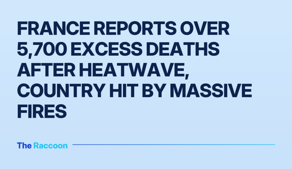 France Reports Over 5,700 Excess Deaths After Heatwave, Country Hit by Massive Fires