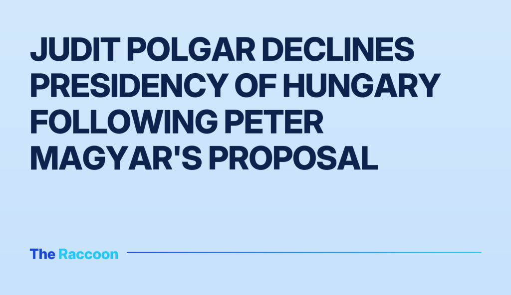 Judit Polgar Declines Presidency of Hungary Following Peter Magyar's Proposal