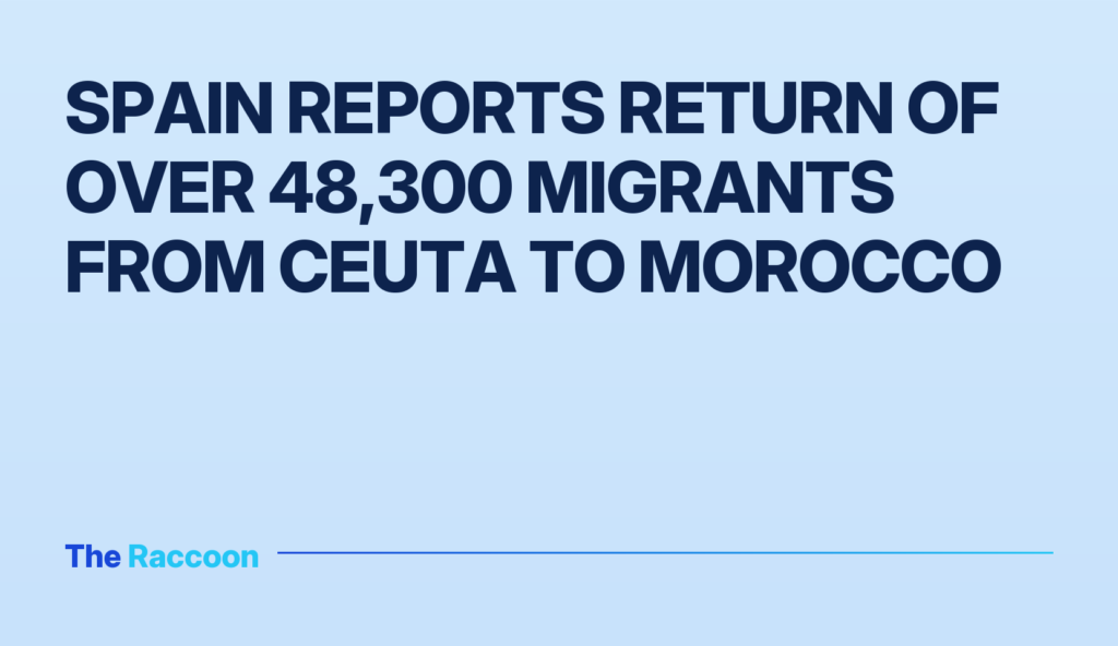 Spain reports return of over 48,300 migrants from Ceuta to Morocco