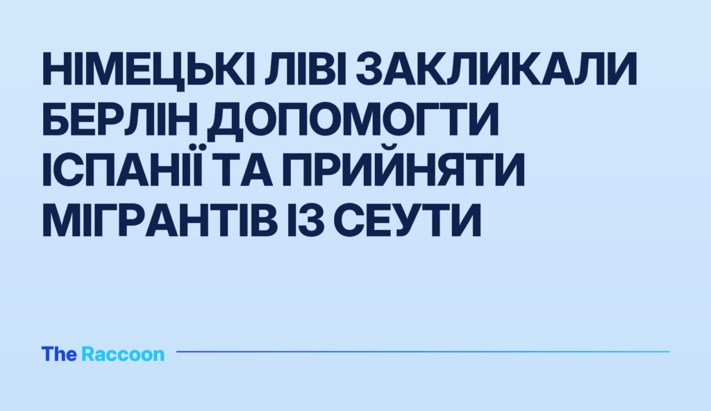 Німецькі Ліві закликали Берлін допомогти Іспанії та прийняти мігрантів із Сеути
