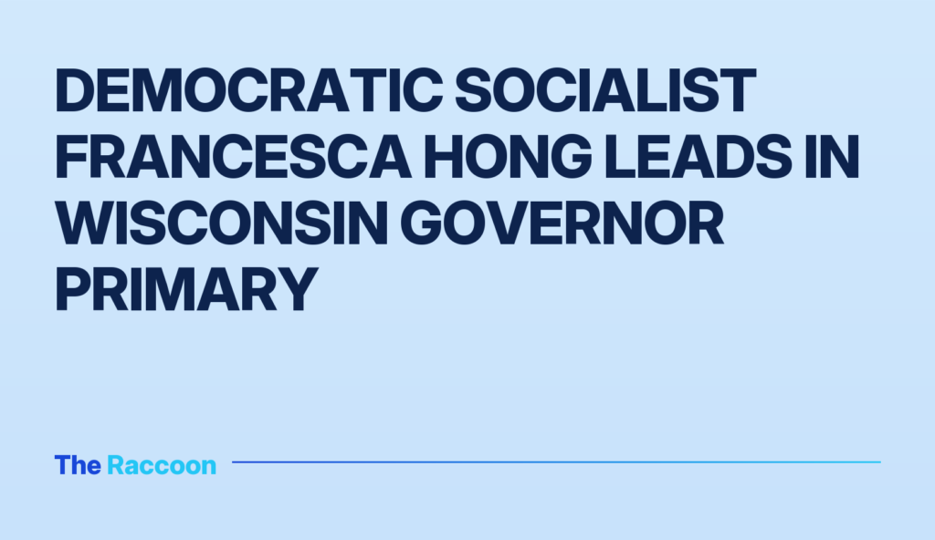 Democratic socialist Francesca Hong leads in Wisconsin governor primary