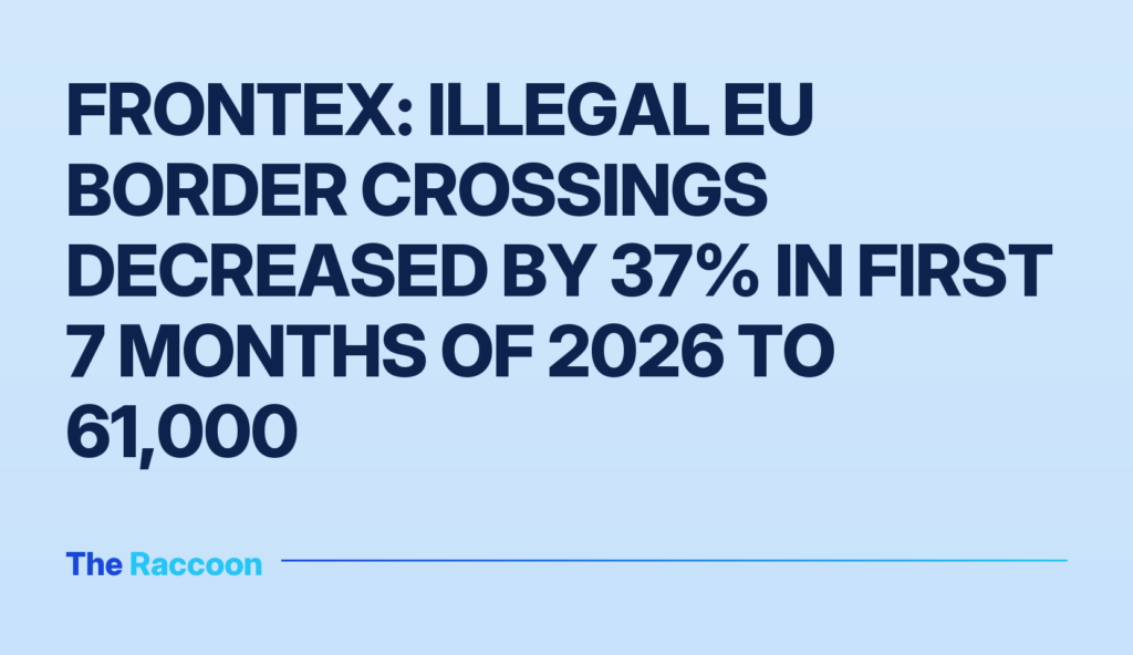 Frontex: Illegal EU border crossings decreased by 37% in first 7 months of 2026 to 61,000