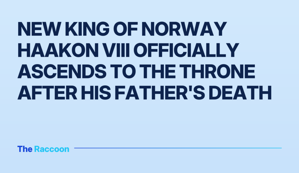 New King of Norway Haakon VIII officially ascends to the throne after his father's death