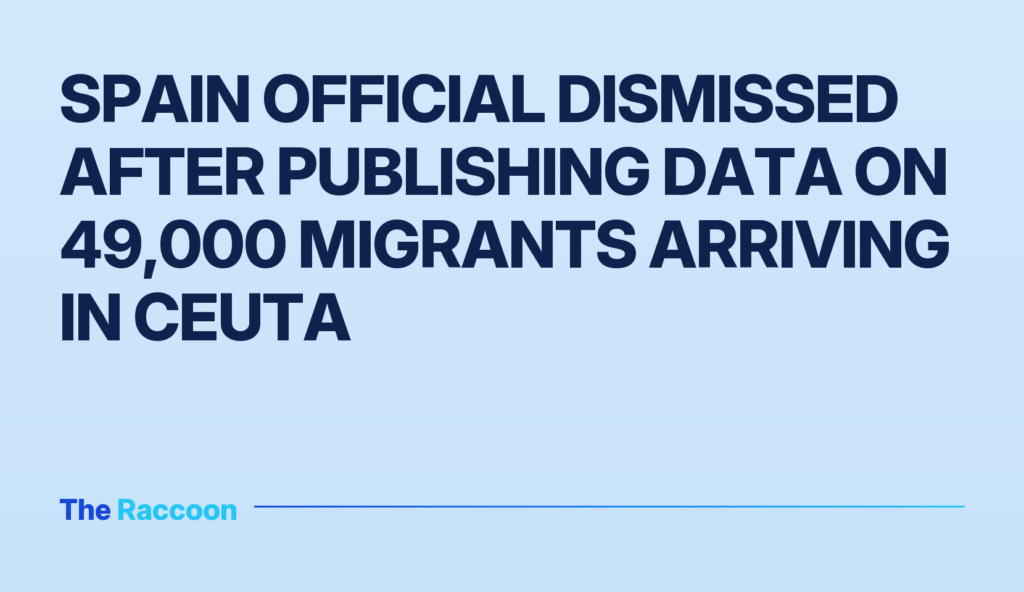 Spain Official Dismissed After Publishing Data on 49,000 Migrants Arriving in Ceuta