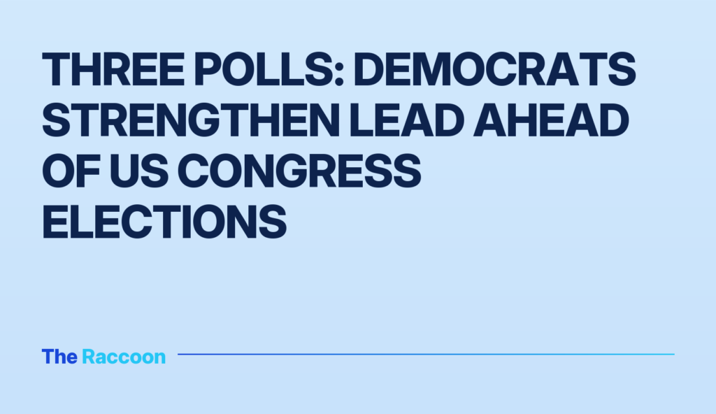 Three polls: Democrats strengthen lead ahead of US Congress elections