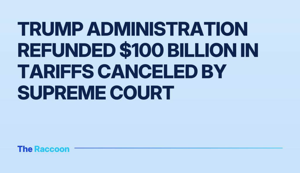 Trump administration refunded $100 billion in tariffs canceled by Supreme Court